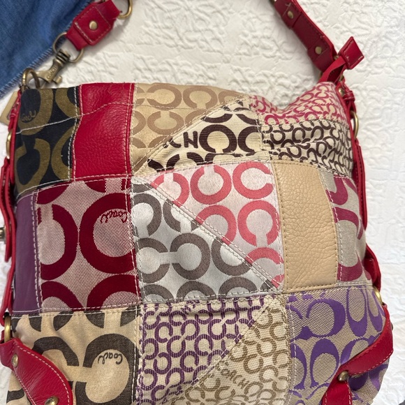 Coach Multicolor Patchwork Shoulder Bag - Picture 15 of 16